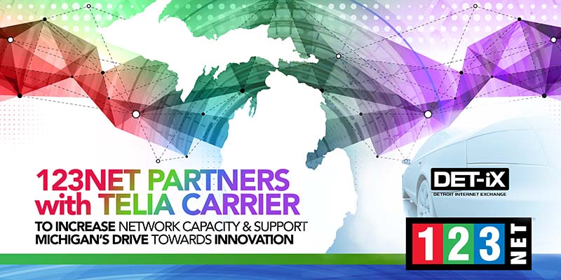 123Net Partners with Telia Carrier to Increase Network Capacity and Support Michigan’s Drive Towards Innovation