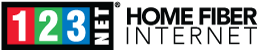 123NET Home Fiber Internet Logo
