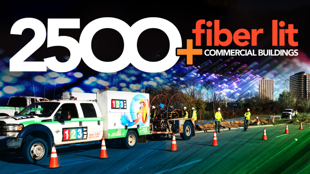 123NET 2500+ Fiber Lit Commercial Buildings in Michigan