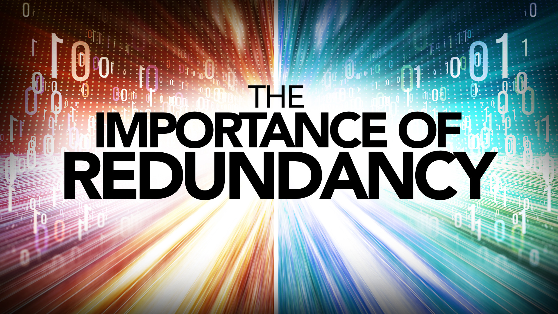 123NET: The Importance of Redundancy