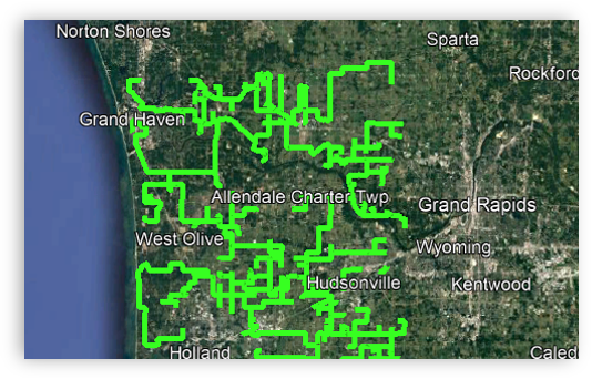 Ottawa County Map