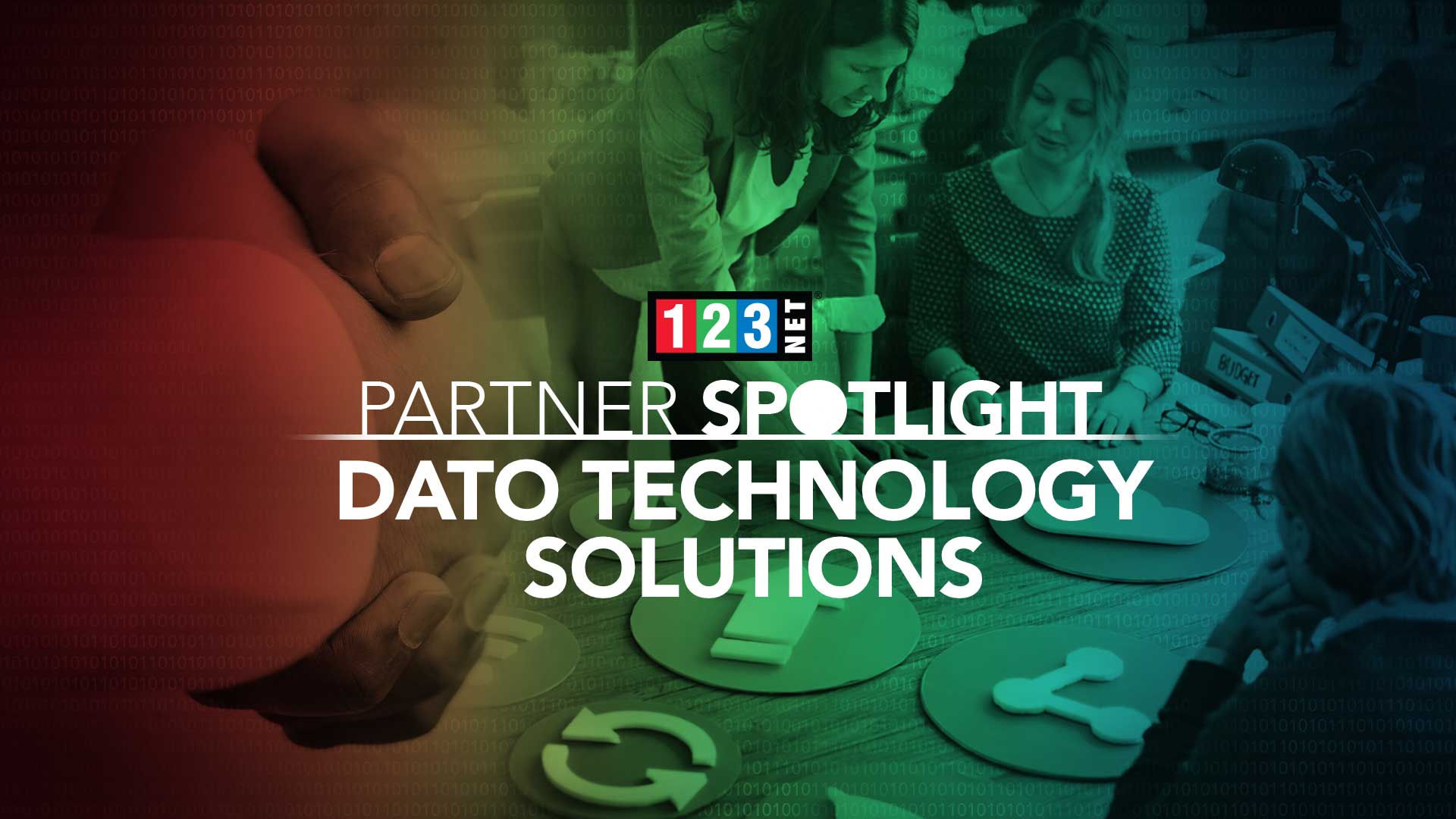 Dato technology solutions partners with 123NET title image